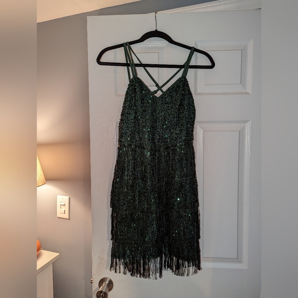 SHEIN Dresses Sequin Fringe Dress Poshmark